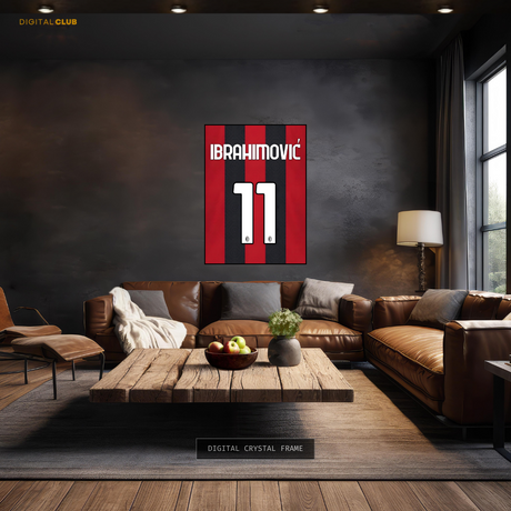 Ibrahimovic 11 - Football - Premium Wall Art