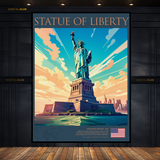 Statue of Liberty USA Premium Wall Art