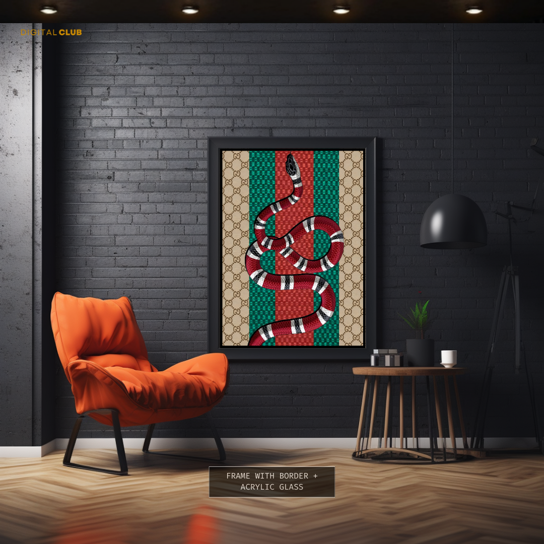 Gucci Snake Premium Wall Art