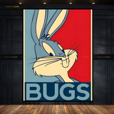 Bugs Bunny Looney Toons Premium Wall Art