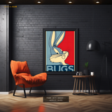 Bugs Bunny Looney Toons Premium Wall Art