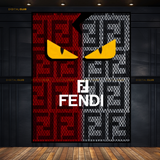 Fendi Logo Premium Wall Art