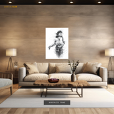 Michael Jackson - Sketch Artwork - Premium Wall Art