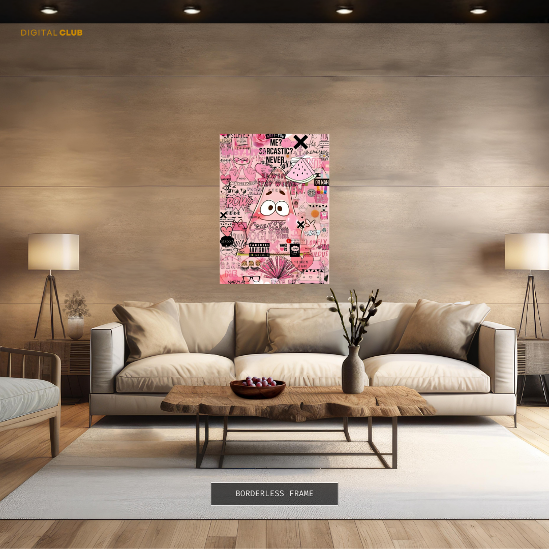 Pink Pop ART Artwork Premium Wall Art