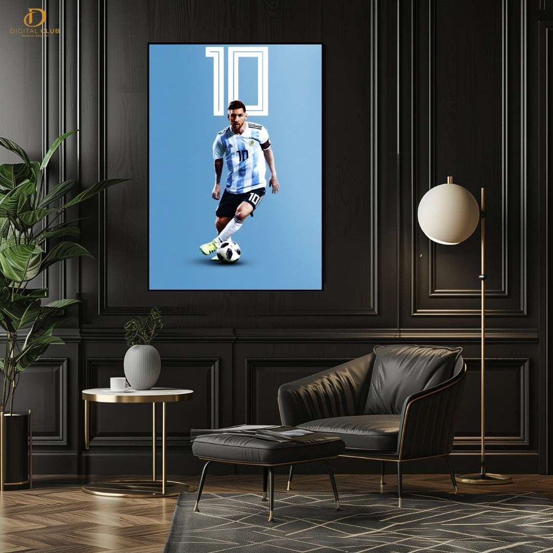 Leo Messi - Football - Premium Wall Art
