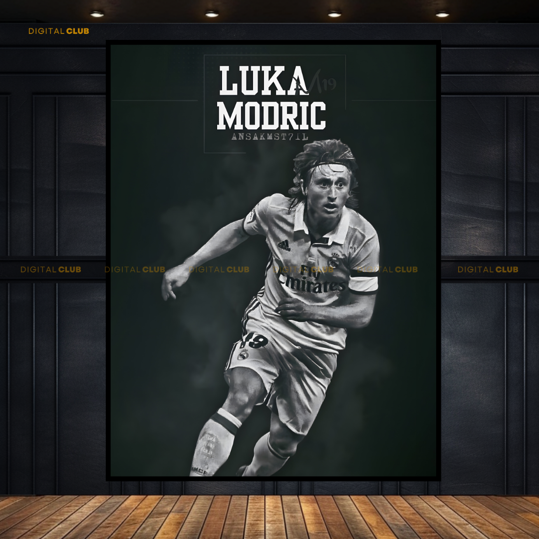 Luka Modric - Football - Premium Wall Art