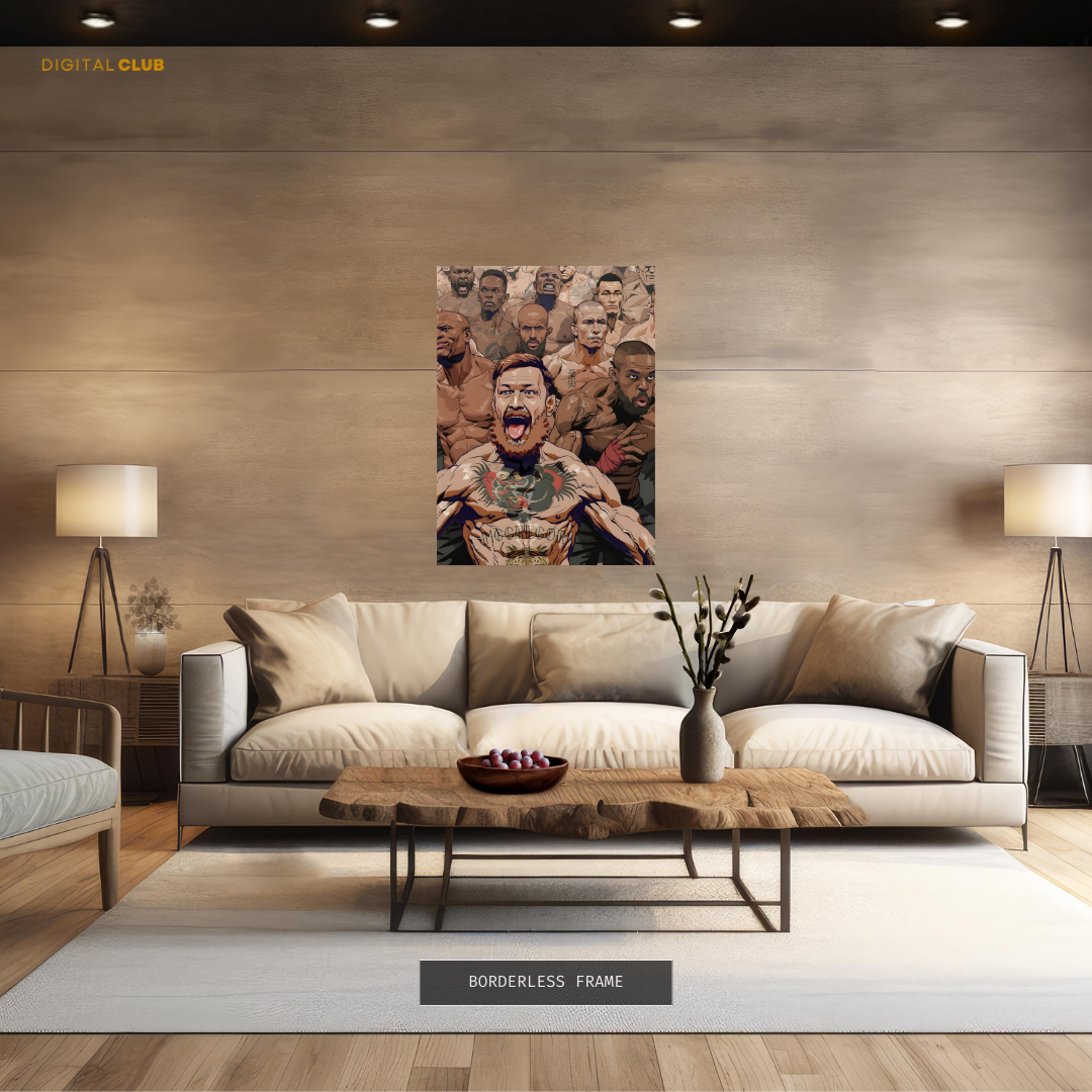 UFC Legend Fighters Premium Wall Art