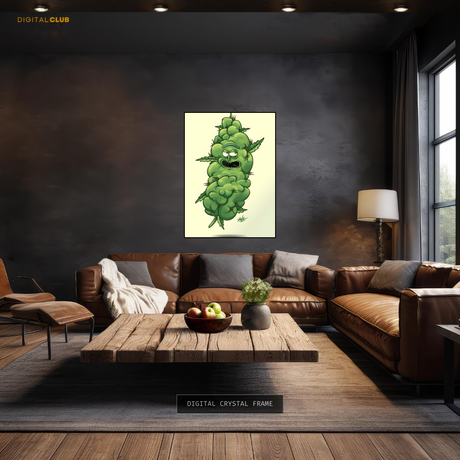 Marijuana Cannabis Bud Premium Wall Art