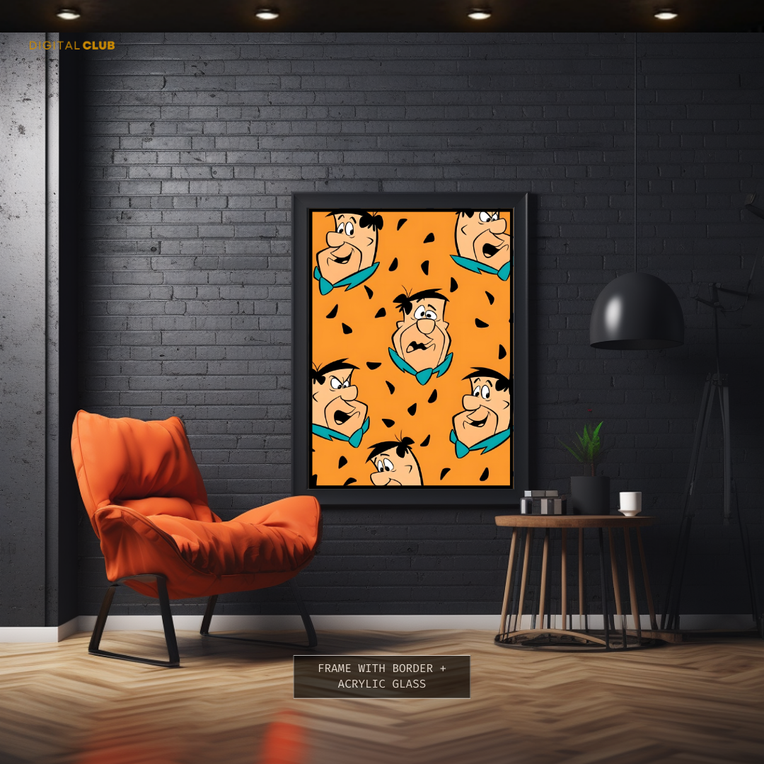 The Flintstones - Cartoon - Premium Wall Art