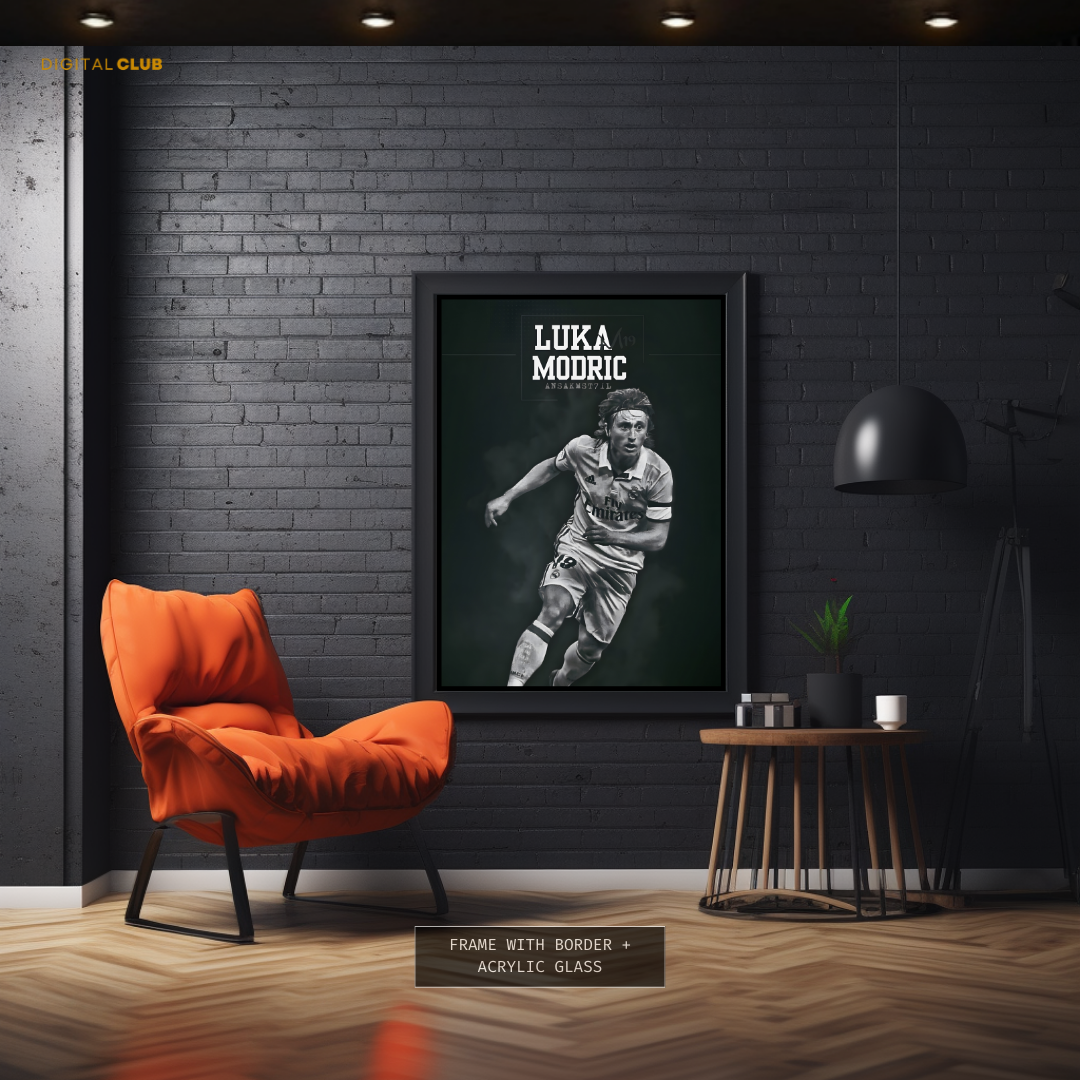 Luka Modric - Football - Premium Wall Art
