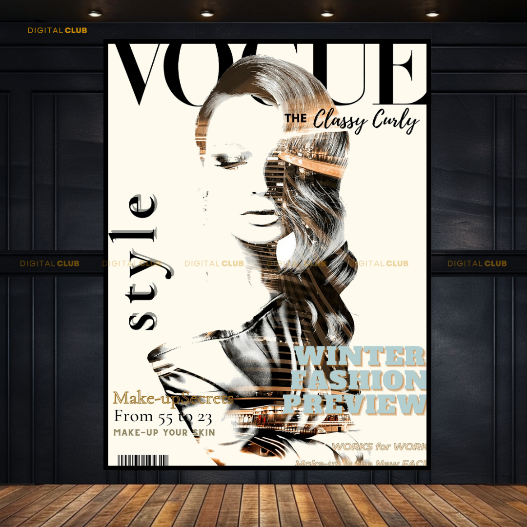 VOGUE Magazine Cover Premium Wall Art