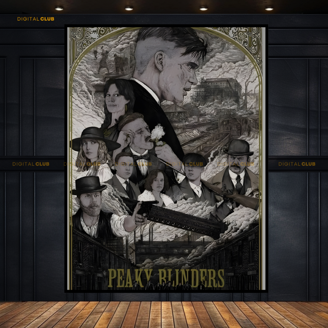 Peaky Blinders Netflix Artwork Premium Wall Art