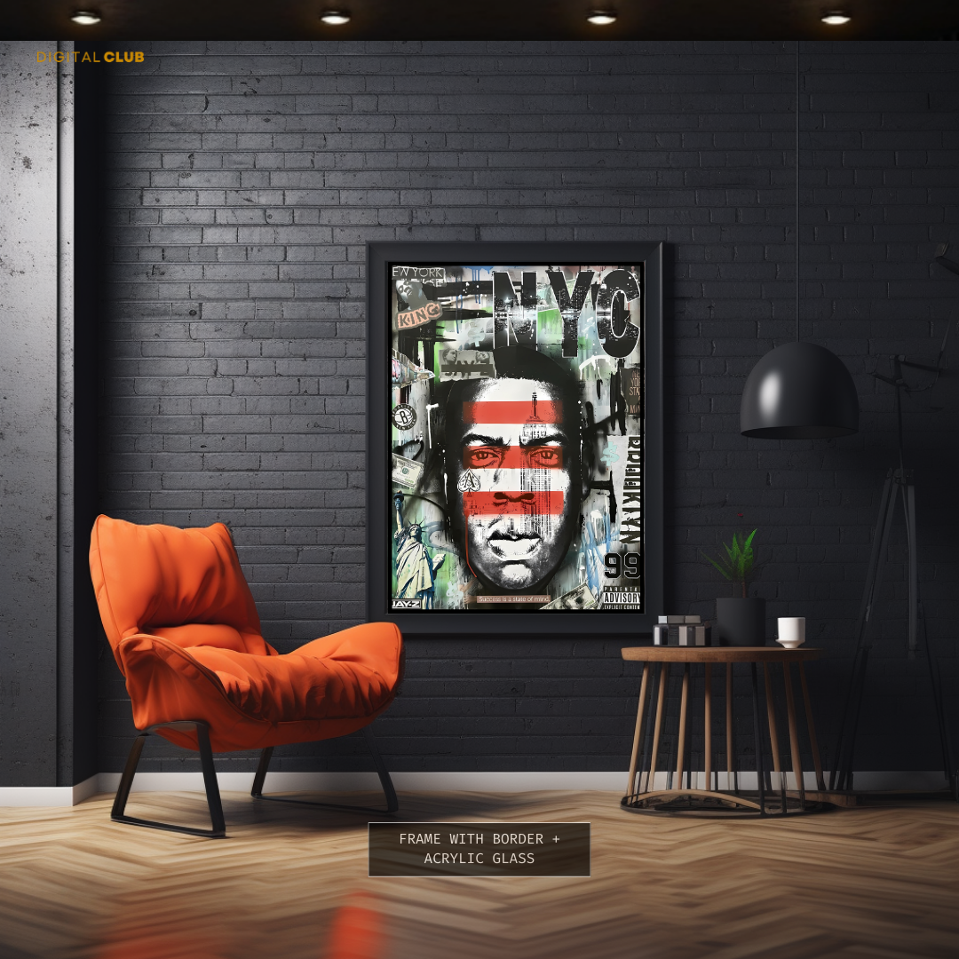 Jay Z Pop Art Premium Wall Art