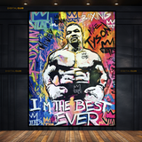 Mike Tyson HW Champ Boxing Premium Wall Art
