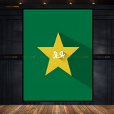 Pakistan Cricket Team Logo Premium Wall Art