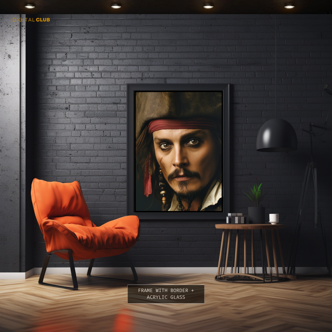 Jack Sparrow POTC Premium Wall Art