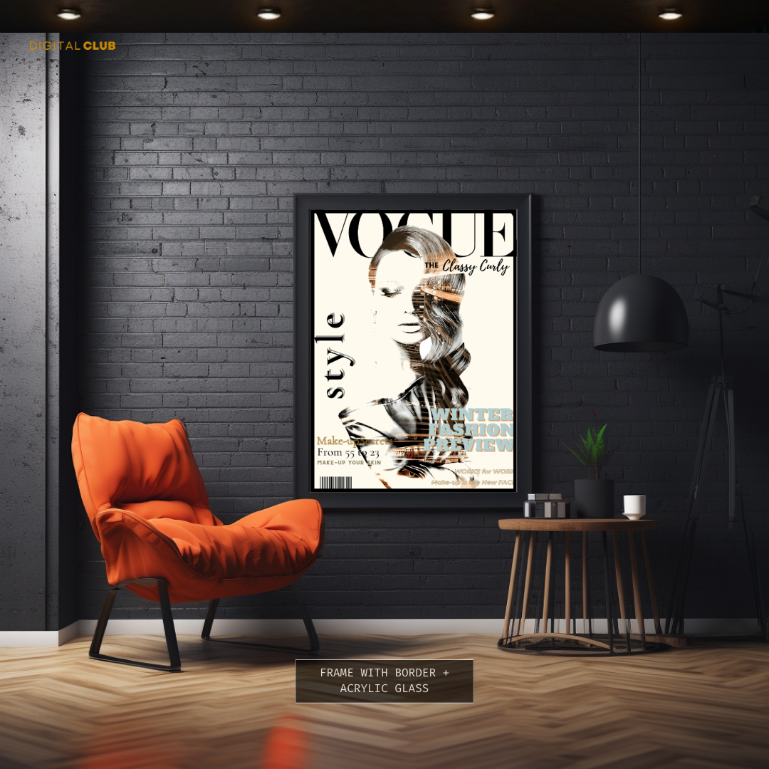 VOGUE Magazine Cover Premium Wall Art