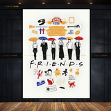 Friends Tv Show Central Perk Premium Wall Art