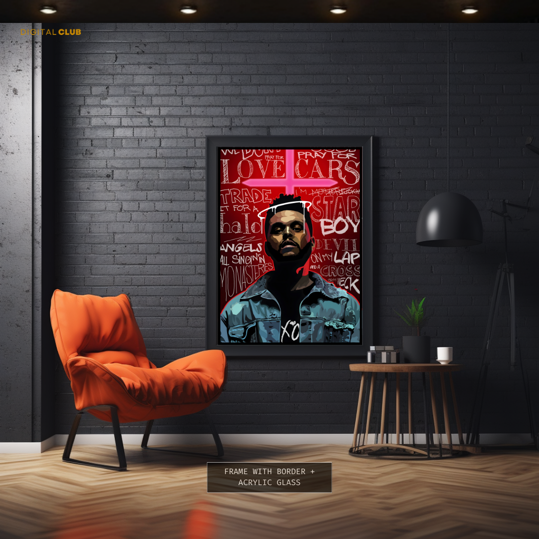 The Weeknd - Music Artist - Premium Wall Art