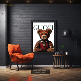 Gucci Teddy Bear Premium Wall Art