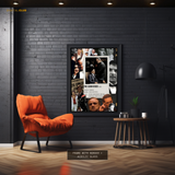 The Godfather Brando & Alpacino Premium Wall Art