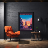 Eiffel Tower Paris Premium Wall Art