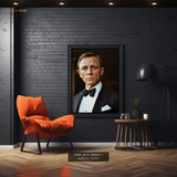 Daniel Craig British Actor Premium Wall Art