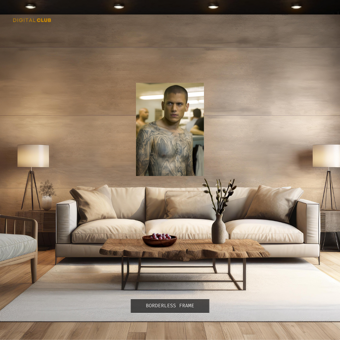 Wentworth Miller Prison Break Premium Wall Art