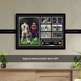 Messi x Ronaldo 1 - Signed Memorabilia - Wall Art