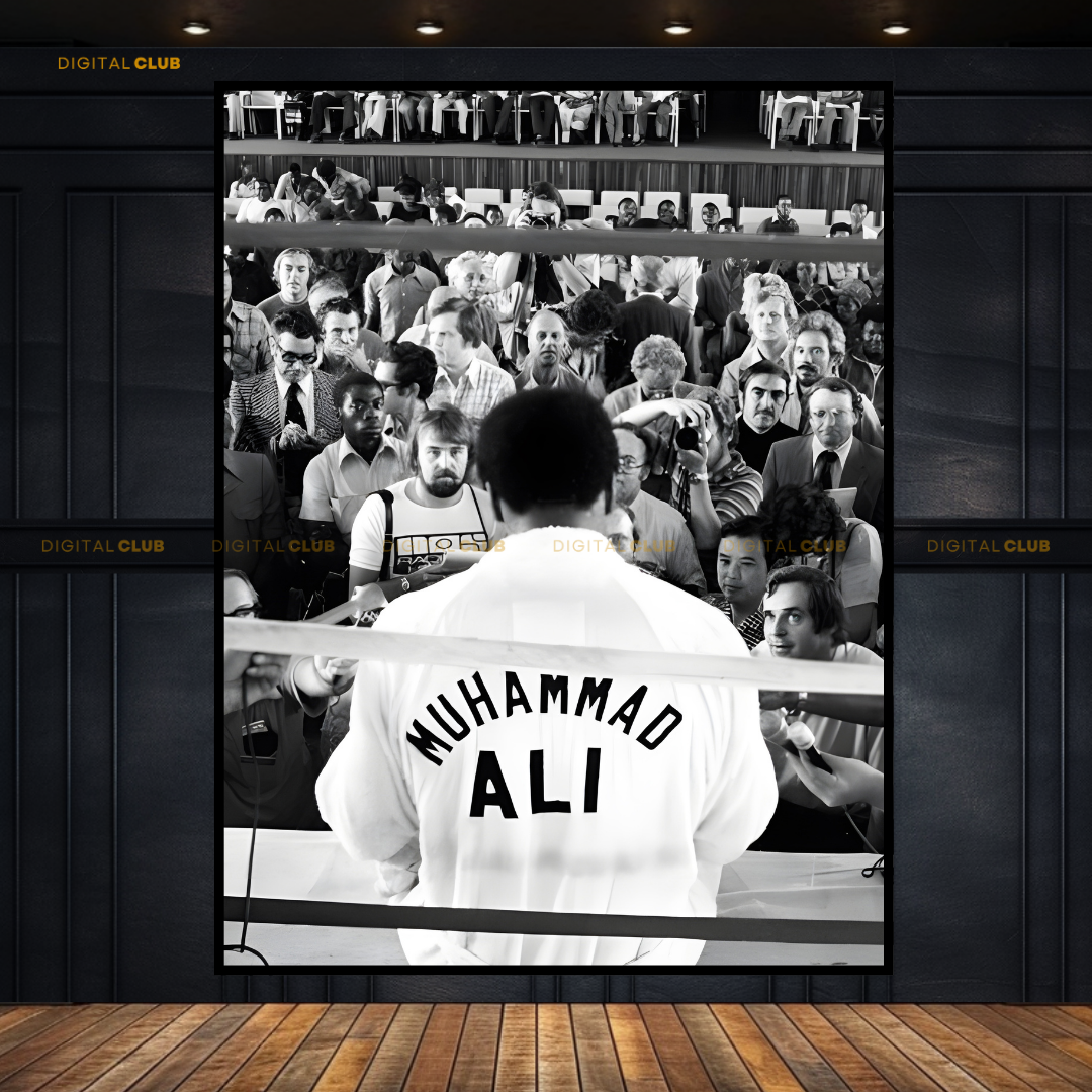 Muhammad ALI Interview Boxing Premium Wall Art