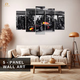 REDBULL - F1 Racing - 5 Panel Wall Art