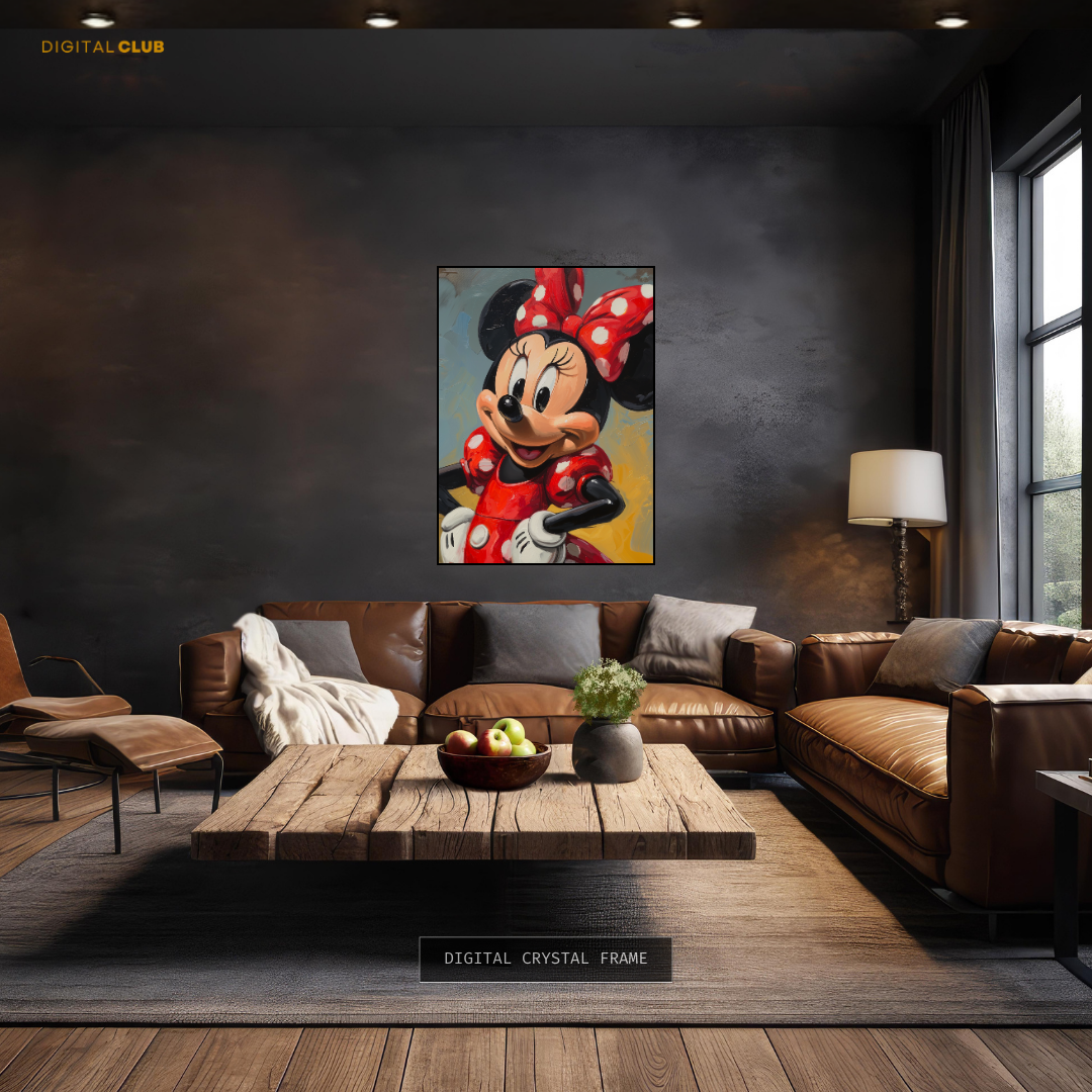 Minnie Mouse Disney Painting 3 Premium Wall Art