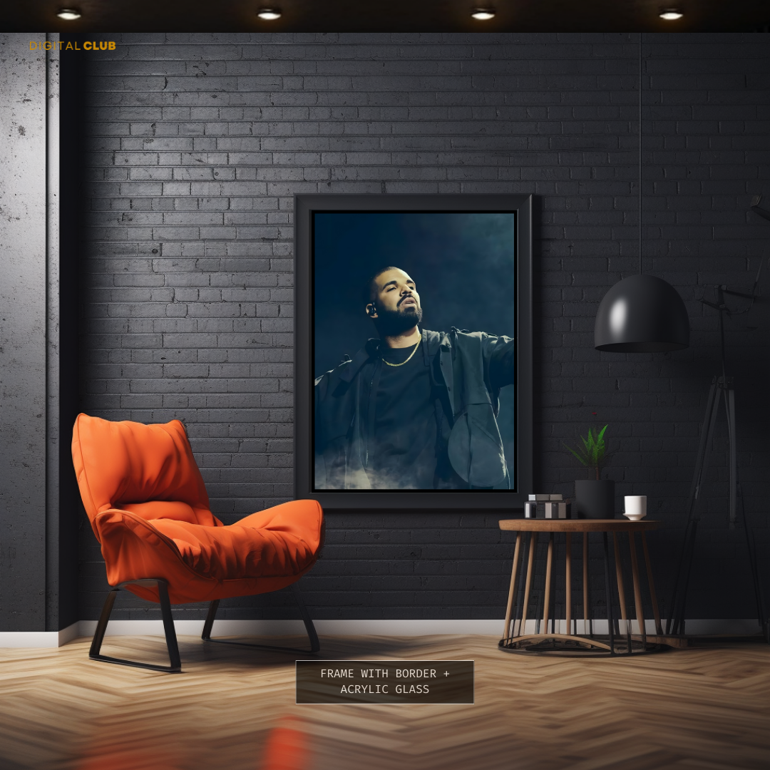 Drake 3 - Music - Premium Wall Art