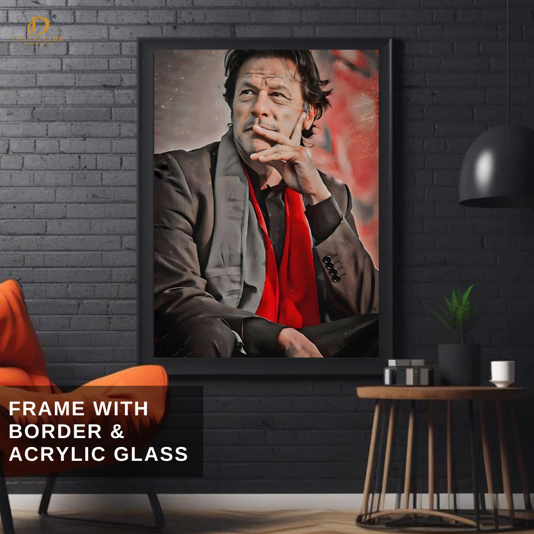 Imran Khan 8 - Pakistan - Premium Wall Art