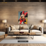 Minnie Mouse Disney Painting 3 Premium Wall Art