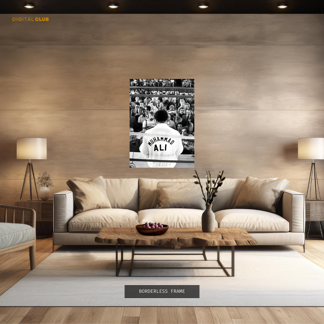 Muhammad ALI Interview Boxing Premium Wall Art