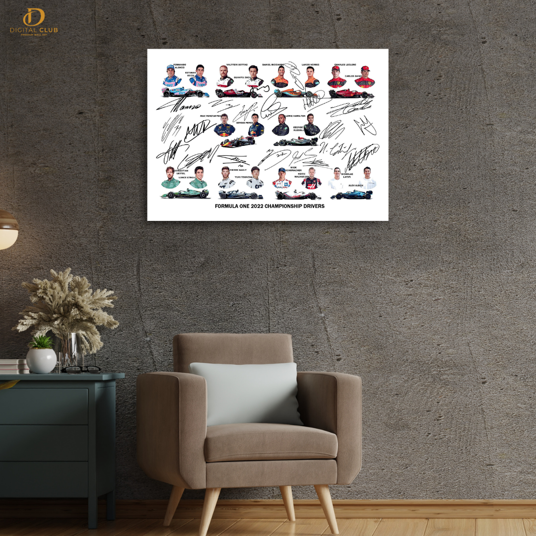 F1 Drivers - Signed Memorabilia - Wall Art