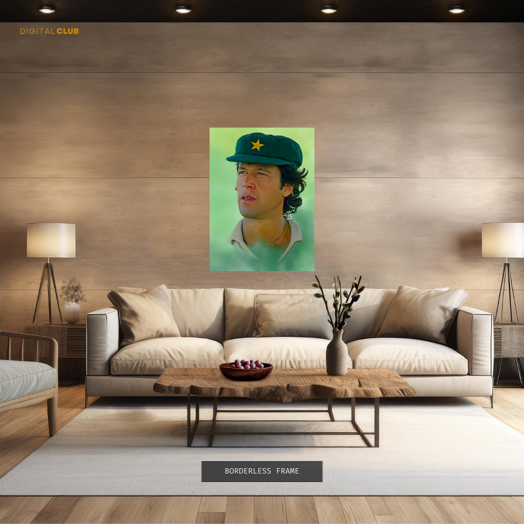 Captain Imran Khan Pakistan Premium Wall Art