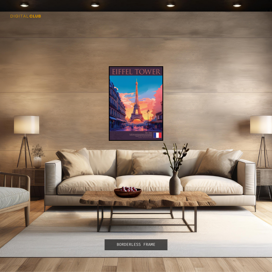 Eiffel Tower Paris Premium Wall Art