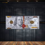 Dollar Bill x LV - Ultra-Wide Wall Art