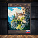 Predjama Castle Slovenia Premium Wall Art