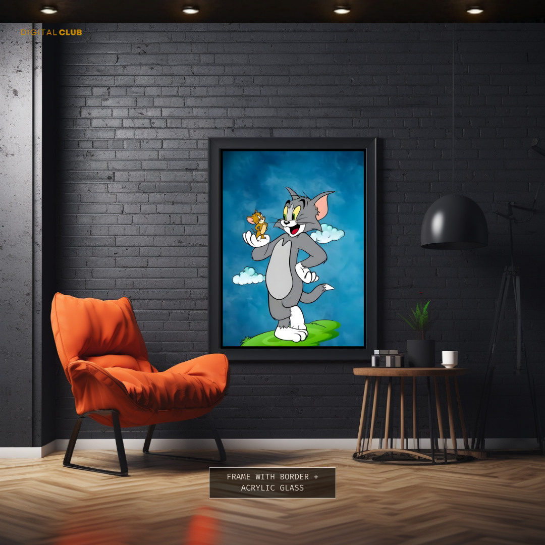Tom & Jerry Cartoon Kids Premium Wall Art