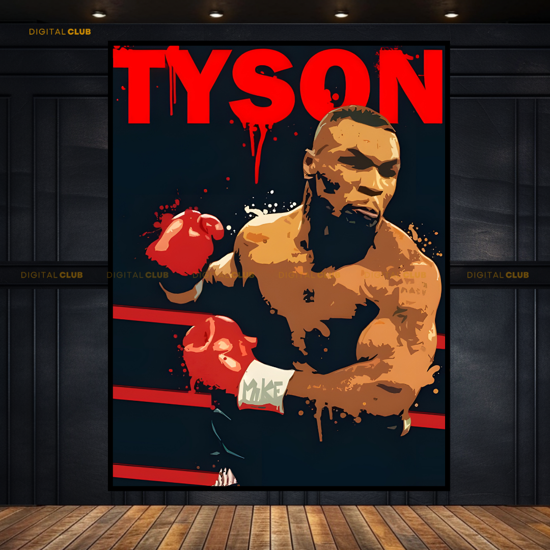Tyson Boxing Premium Wall Art