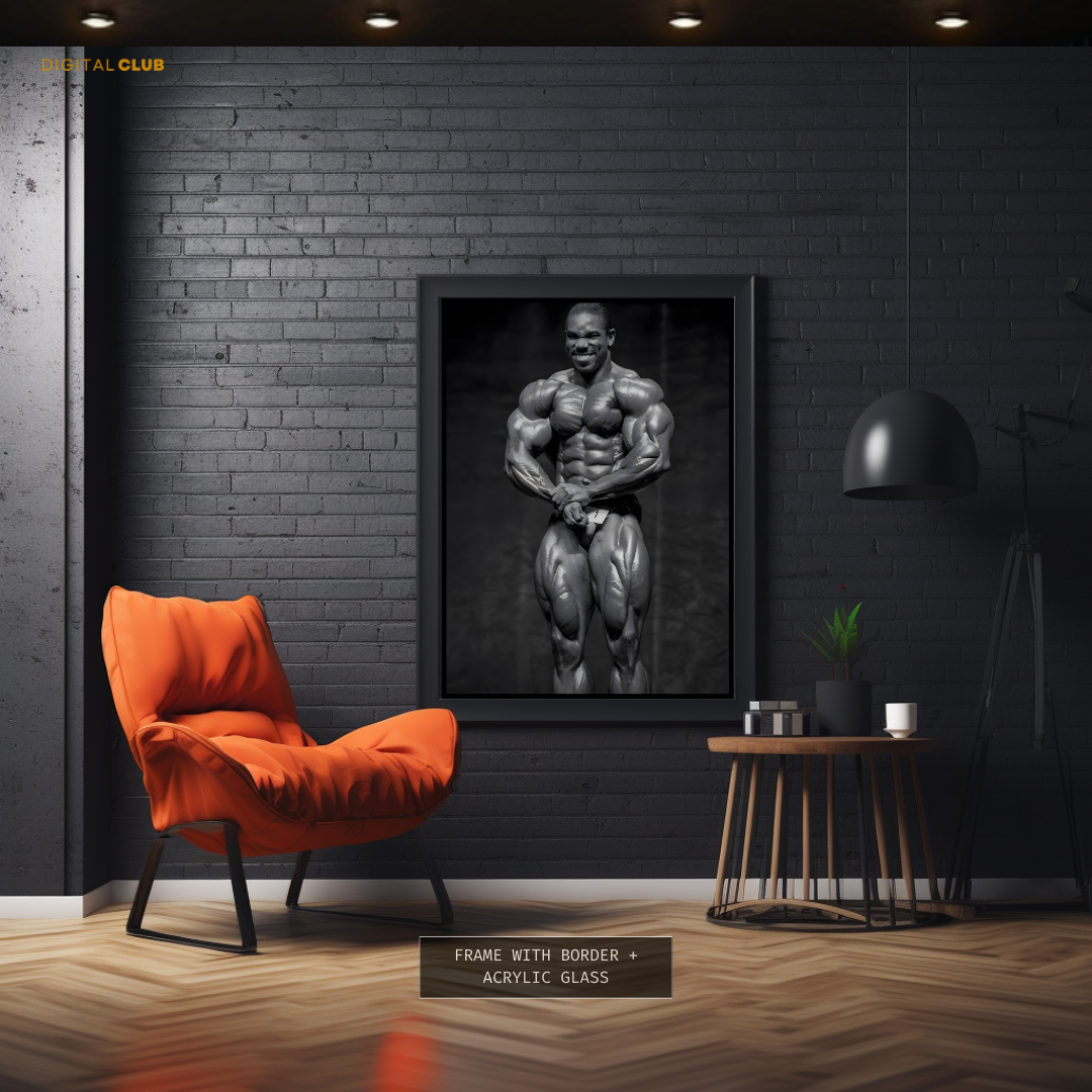 Bodybuilder Fitness Premium Wall Art