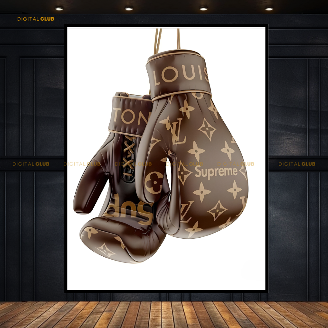 LV Boxing Gloves - Artwork - Premium Wall Art