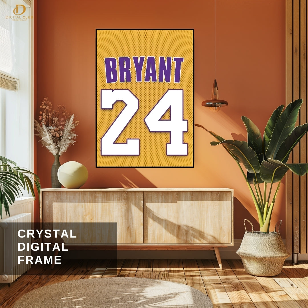 Bryant 24 - Basketball - Premium Wall Art