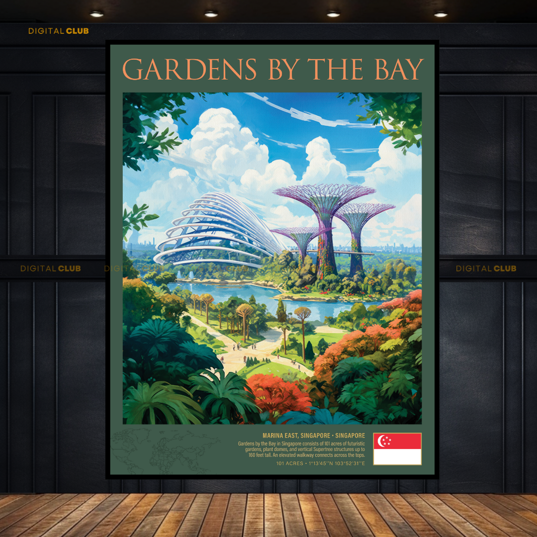 Gardens by the Bay Premium Wall Art