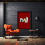 Rolex - Dollar Bills - Premium Wall Art