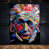 Einstein Pop Art Premium Wall Art