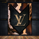 Louis Vuitton x Snake - Artwork - Premium Wall Art